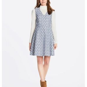 Draper James Embroidered A-line Love Circle Dress
